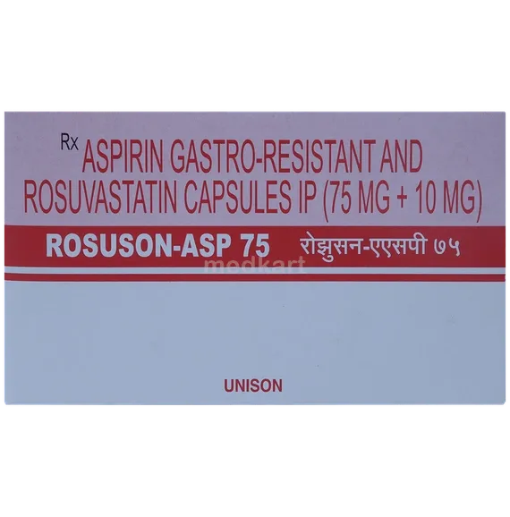 rosuson asp 75mg capsule 10's